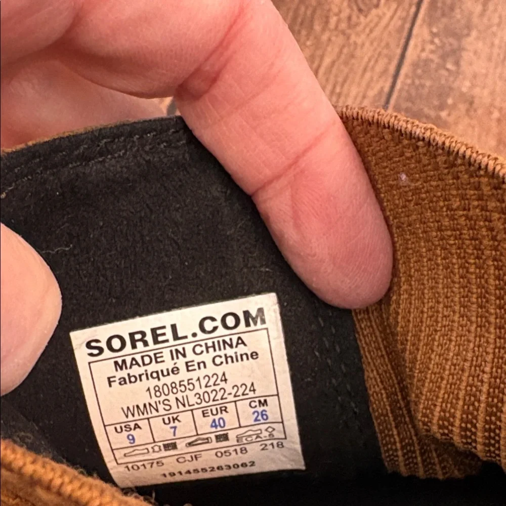 Sorel Joan Rhapsody Chelsea Wedge Boots Sz 9